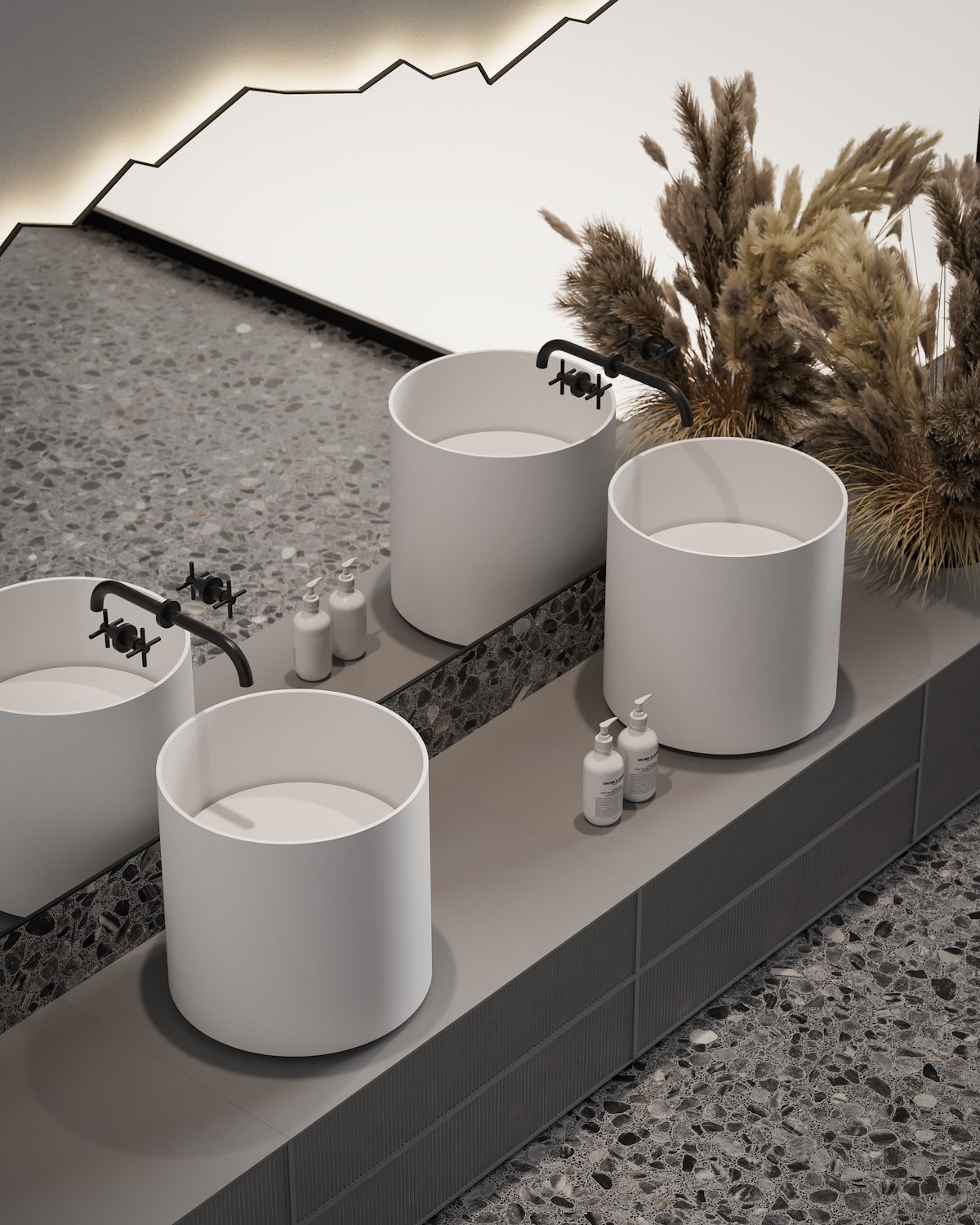 Сила природы и человека: ванная комната в природном стиле