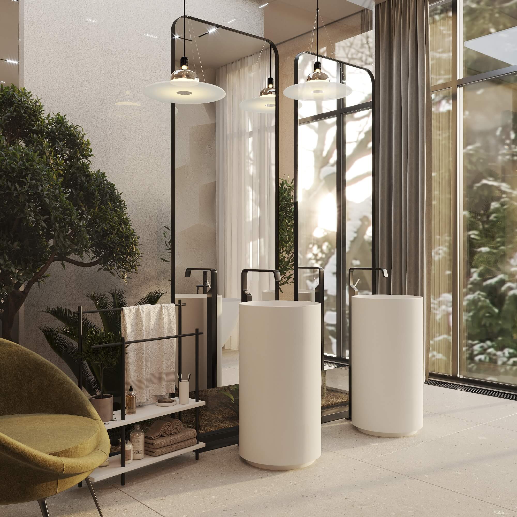 Свет, пронизывающий пространство